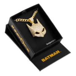 Batman X King Ice - Cowl Necklace -King Ice Shop batman x king ice cowl necklace king ice 32962558656687