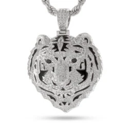 Bengal Tiger Necklace 11 Bengal Tiger Necklace -King Ice Shop bengal tiger necklace white gold 2 king ice 30519929602223