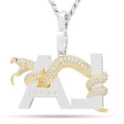 Black Mamba LA Necklace -King Ice Shop black mamba la necklace king ice 30598136103087