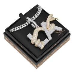 Black Mamba LA Necklace -King Ice Shop black mamba la necklace king ice 30598179422383