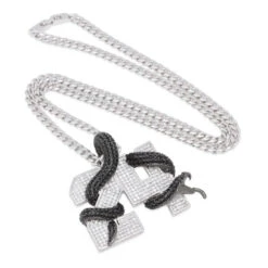 Black Mamba Number 24 Necklace -King Ice Shop black mamba number 24 necklace king ice 30526714314927
