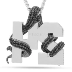 Black Mamba Number 24 Necklace -King Ice Shop black mamba number 24 necklace king ice 30526810489007