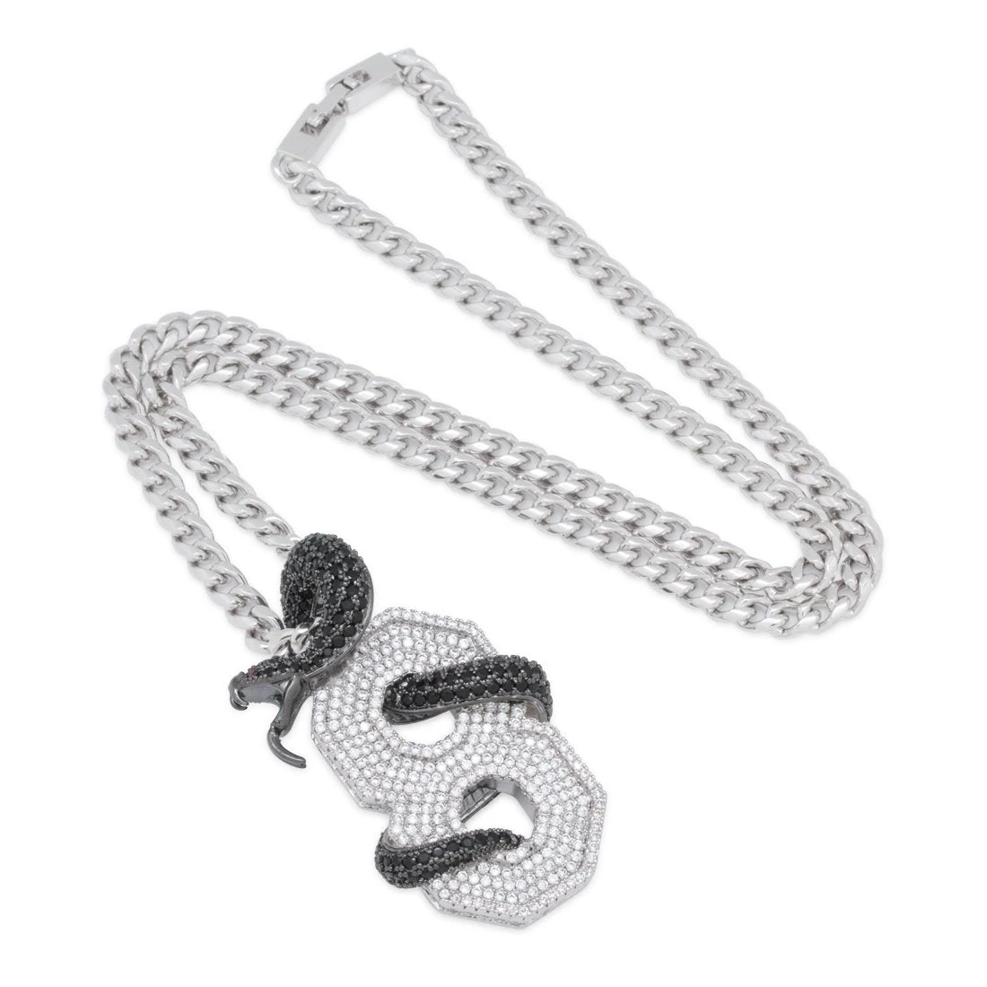 Black Mamba Number 8 Necklace 8 Black Mamba Number 8 Necklace - Image 8