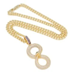 Black Mamba Ouroboros Necklace 10 Black Mamba Ouroboros Necklace -King Ice Shop black mamba ouroboros necklace king ice 30593605664943