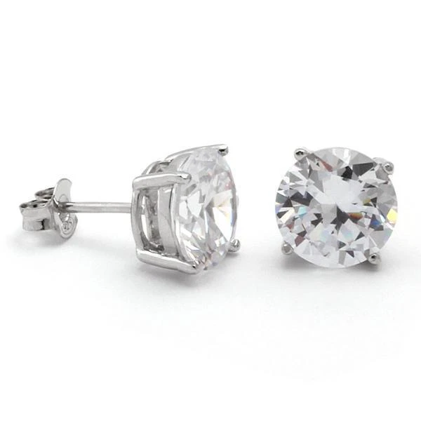 Brilliant-Cut Stud Earrings 3 Brilliant-Cut Stud Earrings - Image 3