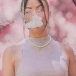 Cannabis Leaf Pearl Necklace 11 Cannabis Leaf Pearl Necklace -King Ice Shop cannabis leaf pearl necklace gold plated 14k gold 1 2 king ice 35117649854639