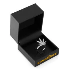 Cannabis Leaf Ring 17 Cannabis Leaf Ring -King Ice Shop cannabis leaf ring king ice 34601002893487