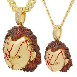 Chucky X King Ice - Bad Guy Necklace -King Ice Shop chucky x king ice bad guy necklace king ice 30530411921583
