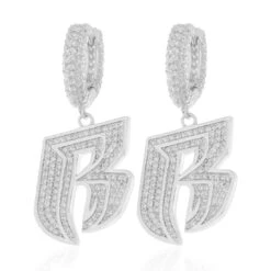 Ruff Ryders X King Ice - Hanging Logo Earrings -King Ice Shop copy of ruff ryders x king ice hanging logo earrings king ice 35020104663215