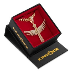 Cross Of Heaven And Earth Necklace 7 Cross Of Heaven And Earth Necklace -King Ice Shop cross of heaven and earth necklace 2 9 14k gold king ice 36871035486383