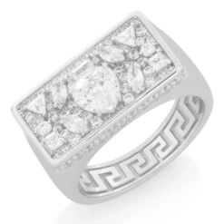 Crown Julz Ring -King Ice Shop crown julz ring sterling silver white gold 7 king ice 33675320852655