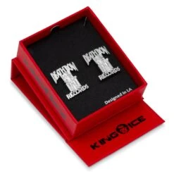 Death Row Records X King Ice - Death Row Cufflinks -King Ice Shop death row records x king ice death row cufflinks king ice 30567485735087