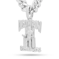 Death Row Records X King Ice - Logo Necklace -King Ice Shop death row records x king ice death row necklace king ice 30551458316463