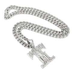 Death Row Records X King Ice - Logo Necklace -King Ice Shop death row records x king ice death row necklace king ice 30551566876847
