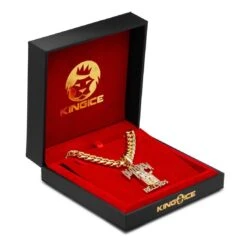 Death Row Records X King Ice - Logo Necklace -King Ice Shop death row records x king ice death row necklace king ice 30569406202031