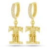 Death Row Records X King Ice - Hanging Logo Earrings