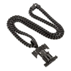 Death Row Records X King Ice - Iced Logo Necklace -King Ice Shop death row records x king ice iced logo necklace king ice 35638341566639