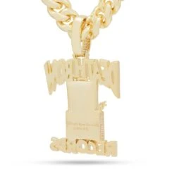 Death Row Records X King Ice - Iced Logo Necklace -King Ice Shop death row records x king ice iced logo necklace king ice 35935883460783