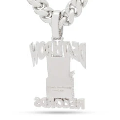 Death Row Records X King Ice - Iced Logo Necklace -King Ice Shop death row records x king ice iced logo necklace king ice 35935888212143