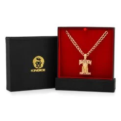 Death Row Records X King Ice - Solid Gold Iced Logo Necklace 31 Death Row Records X King Ice - Solid Gold Iced Logo Necklace -King Ice Shop death row records x king ice solid gold iced logo necklace solid gold 14k gold 2 3 king ice 37562769604783