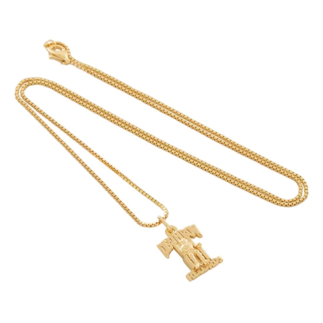 Death Row Records X King Ice - Sterling Silver Flyweight Logo Necklace 3 Death Row Records X King Ice - Sterling Silver Flyweight Logo Necklace - Image 3