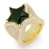 Emerald Star Ring