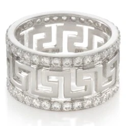 Greek Key Ring 7 Greek Key Ring -King Ice Shop greek key ring king ice 30533234589871