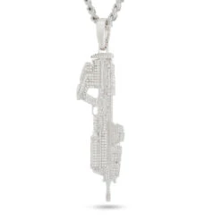 Halo X King Ice - MA5C Assault Rifle Necklace -King Ice Shop halo x king ice assault rifle king ice 35460038951087