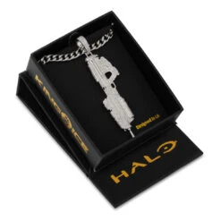 Halo X King Ice - MA5C Assault Rifle Necklace -King Ice Shop halo x king ice assault rifle king ice 35460039114927