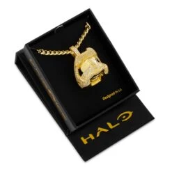 Halo X King Ice - Master Chief Helmet Necklace 13 Halo X King Ice - Master Chief Helmet Necklace -King Ice Shop halo x king ice master chief helmet necklace pre order king ice 31482361544879