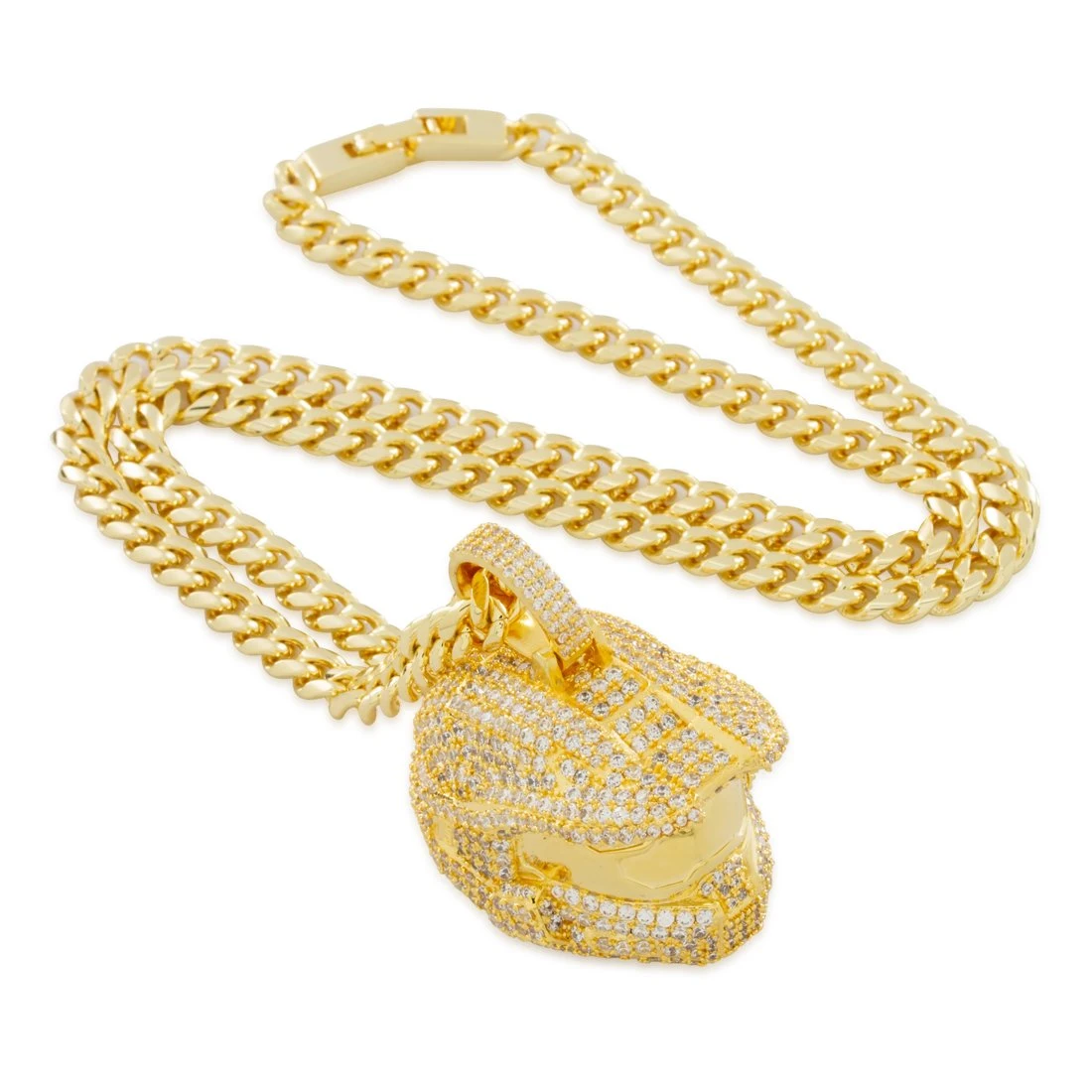 Halo X King Ice - Master Chief Helmet Necklace 3 Halo X King Ice - Master Chief Helmet Necklace - Image 3