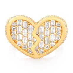 Heartbroken Ring -King Ice Shop heartbroken ring king ice 37343593300143