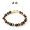 Hematite Tigers Eye Bracelet By MARZ