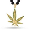 High Rise Cannabis Leaf Necklace