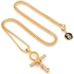 Iced-Out Apep And Ankh Key Necklace 10 Iced-Out Apep And Ankh Key Necklace -King Ice Shop iced apep and ankh necklace king ice 30526549131439