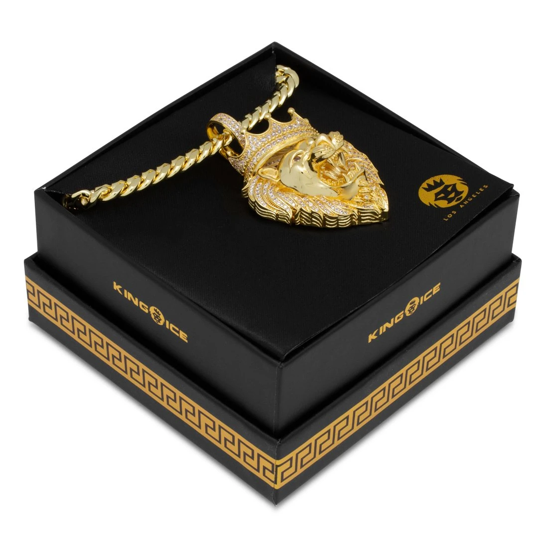 Iced Classic Roaring Lion Necklace 9 Iced Classic Roaring Lion Necklace - Image 9