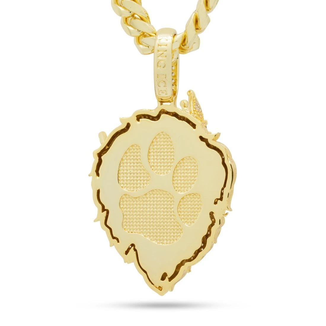 Iced Classic Roaring Lion Necklace 2 Iced Classic Roaring Lion Necklace - Image 2
