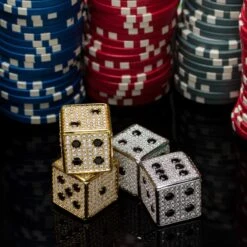 Iced Dice Set -King Ice Shop iced dice set king ice 30453507915951