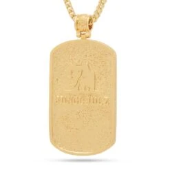 Iced Dog Tag Necklace 23 Iced Dog Tag Necklace -King Ice Shop iced dog tag necklace king ice 30533617811631