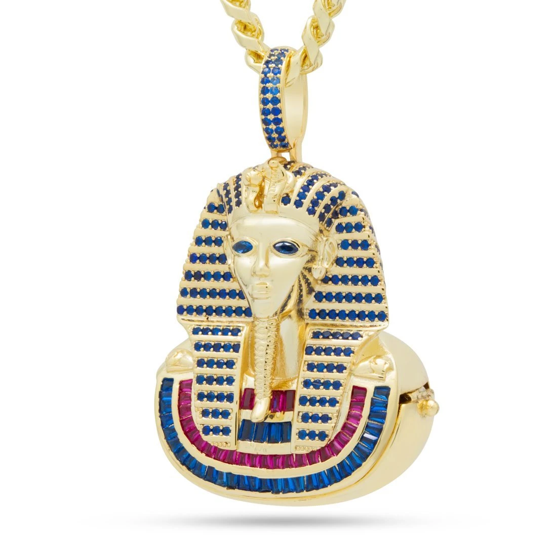 Iced King Tut Stash Necklace 1 Iced King Tut Stash Necklace