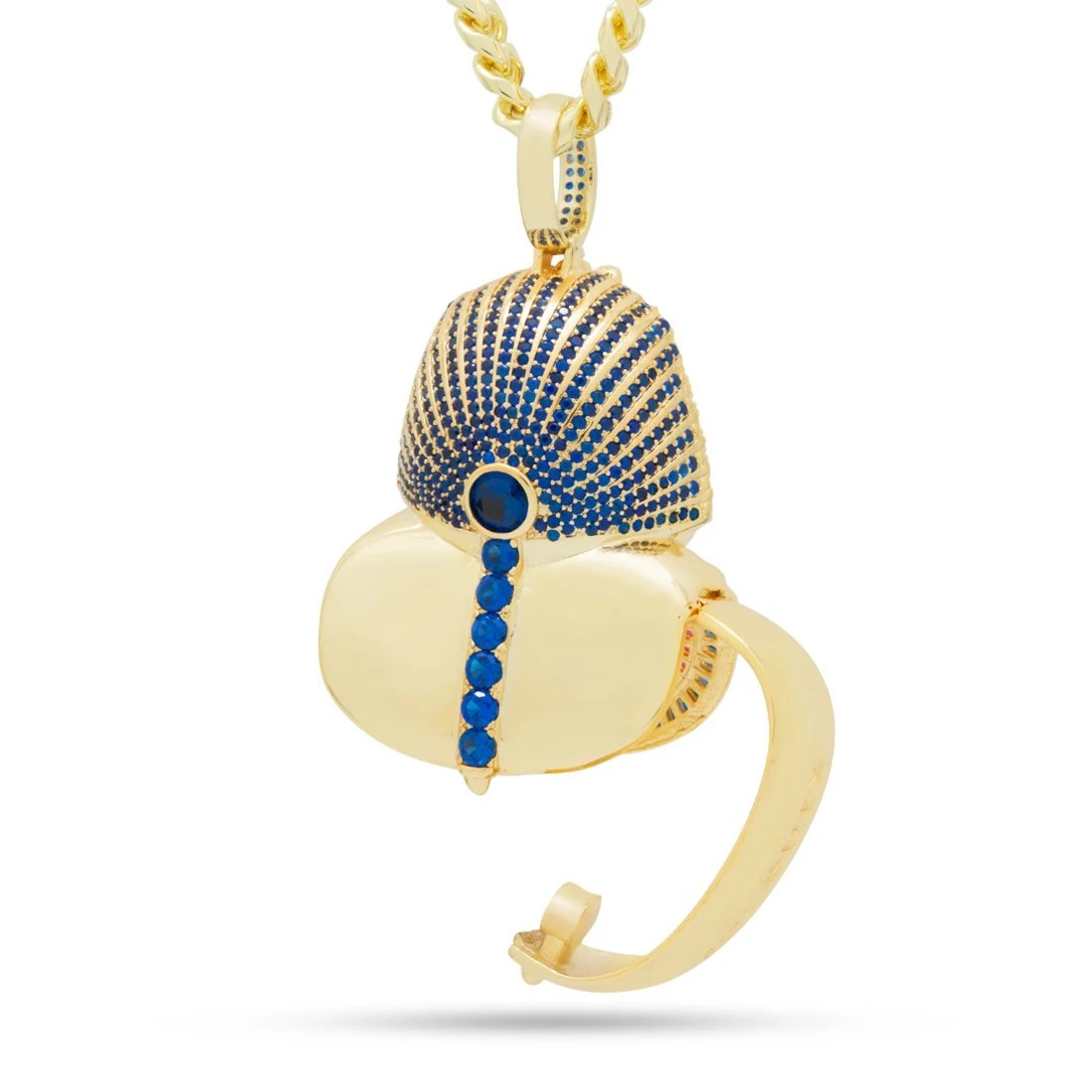 Iced King Tut Stash Necklace 4 Iced King Tut Stash Necklace - Image 4