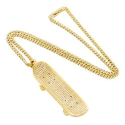 Iced Skateboard Necklace 10 Iced Skateboard Necklace -King Ice Shop iced skateboard necklace king ice 30782685741231