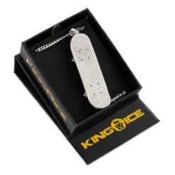 Iced Skateboard Necklace 15 Iced Skateboard Necklace -King Ice Shop iced skateboard necklace king ice 30782686396591