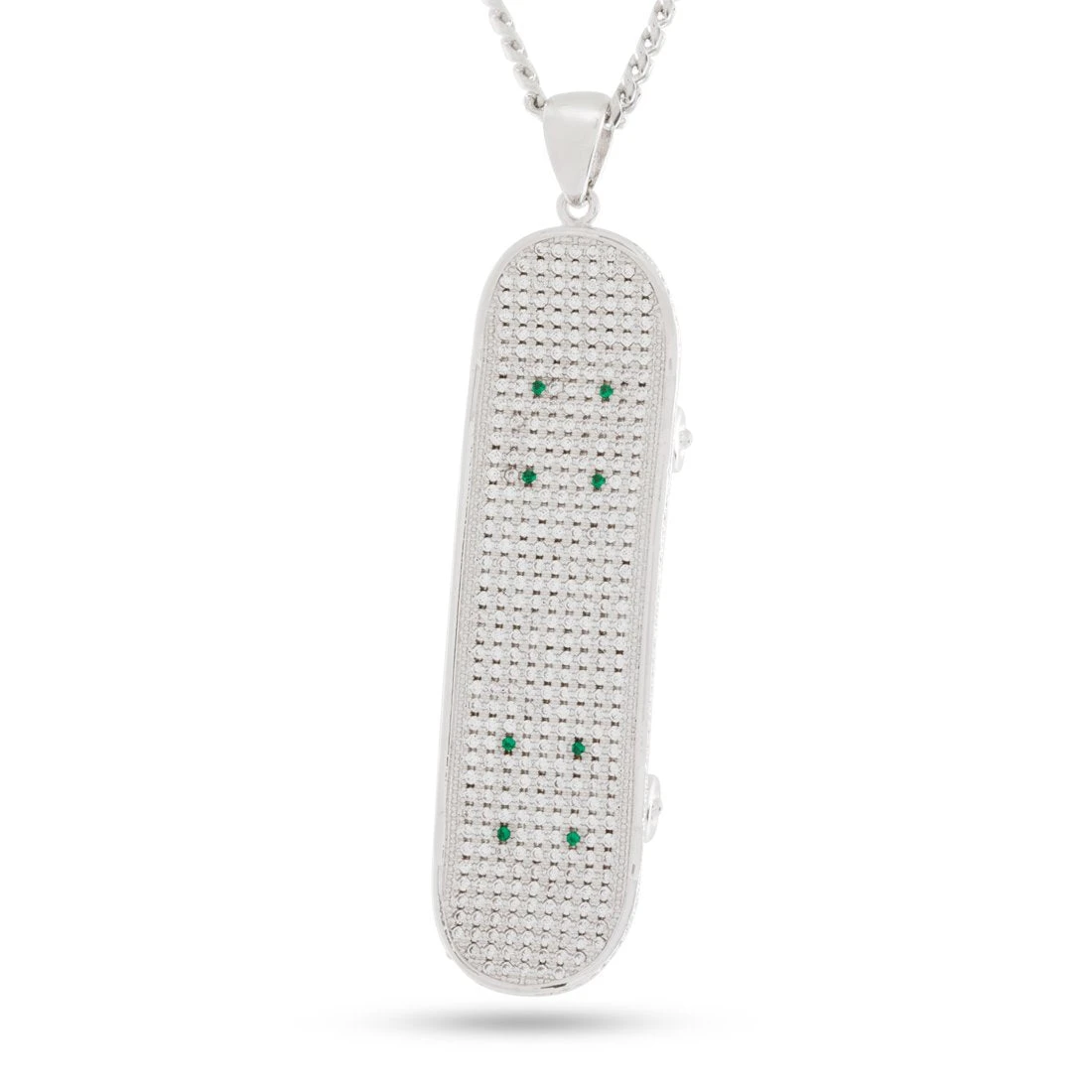 Iced Skateboard Necklace 5 Iced Skateboard Necklace - Image 5