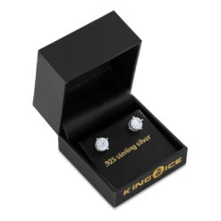 Icy Tennis Earrings -King Ice Shop icy tennis earrings king ice 36636736094383