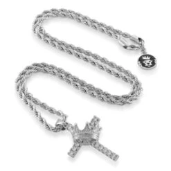 Kingdom Cross Necklace -King Ice Shop kingdom cross necklace king ice 30545913151663