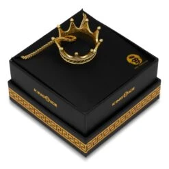 Kings Crown Necklace 18 Kings Crown Necklace -King Ice Shop kings crown necklace king ice 30564803248303