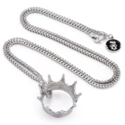 Kings Crown Necklace 21 Kings Crown Necklace -King Ice Shop kings crown necklace king ice 30564877598895