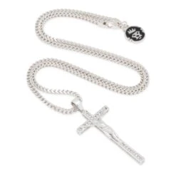 Latin Crucifix Necklace 20 Latin Crucifix Necklace -King Ice Shop latin crucifix necklace king ice 30543566438575