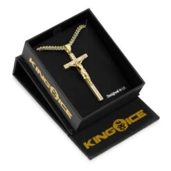 Latin Crucifix Necklace 17 Latin Crucifix Necklace -King Ice Shop latin crucifix necklace king ice 30591674810543